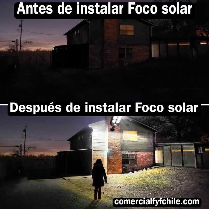 focos solares LED para patio en venta