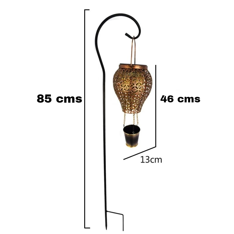 adornos solares para jardin